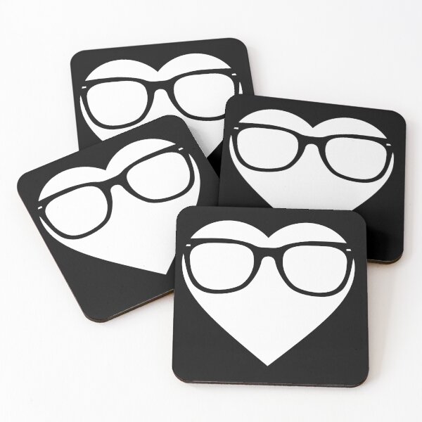 Item preview, Nerd Heart Design - Heart With Glasses designed and sold by GeoArtDesign.