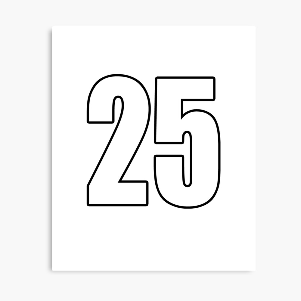 24 number number football Photographic Print by GeogDesigns