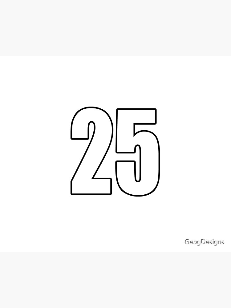 Number 27 American Football, Soccer, Sport Design Poster by shirtbutler