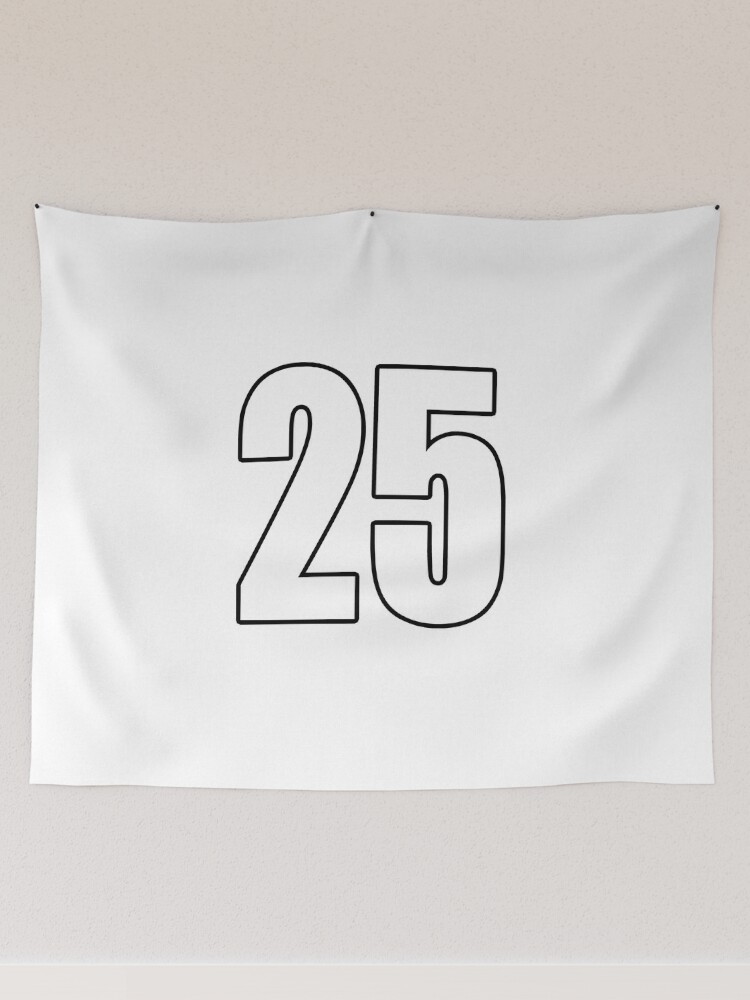 Number 27 American Football, Soccer, Sport Design Poster by shirtbutler