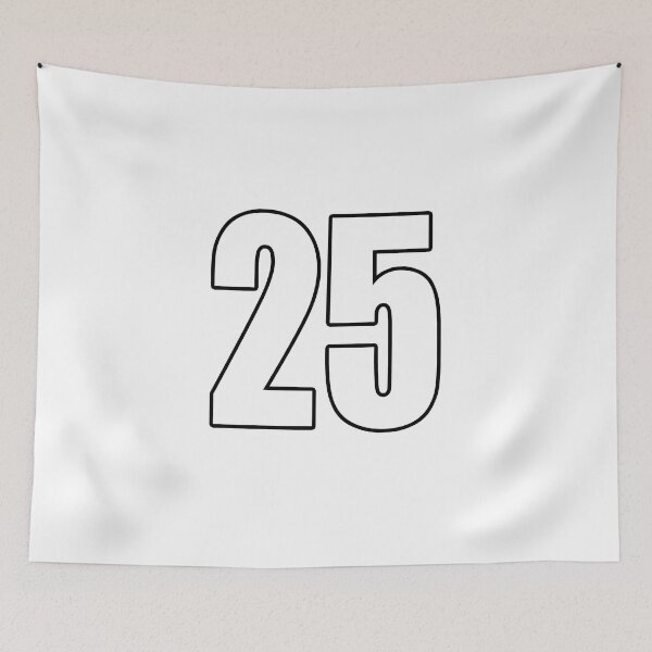 Item preview, 25 number number football designed and sold by GeogDesigns.