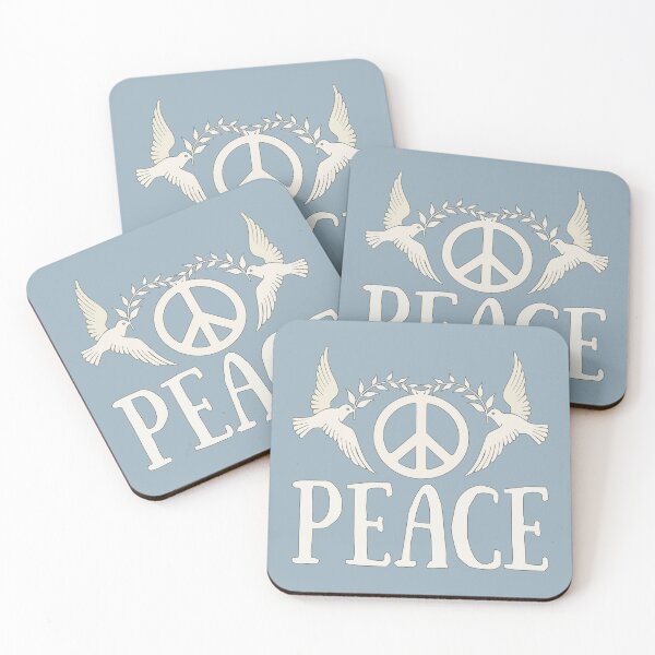 Item preview, Peace Sign With White Doves With Olive Branch, Lovely Peace Design designed and sold by TrulyEpoque.