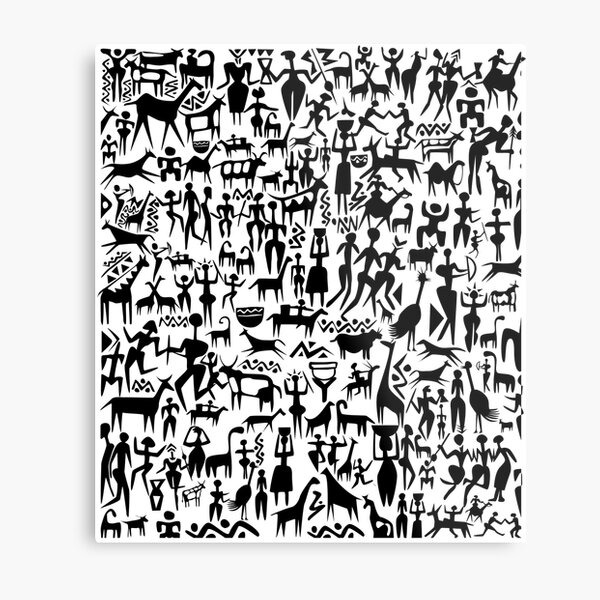 Rock Design from Chad Metal Print