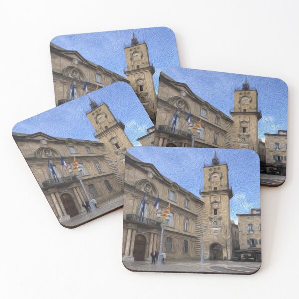 Item preview, Aix-En-Provence Clock Tower designed and sold by GeekyGirlsGarb.