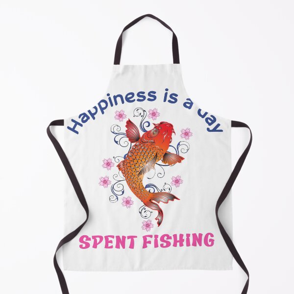 Item preview, Happiness Is A Day Spent Fishing designed and sold by beefrancky.