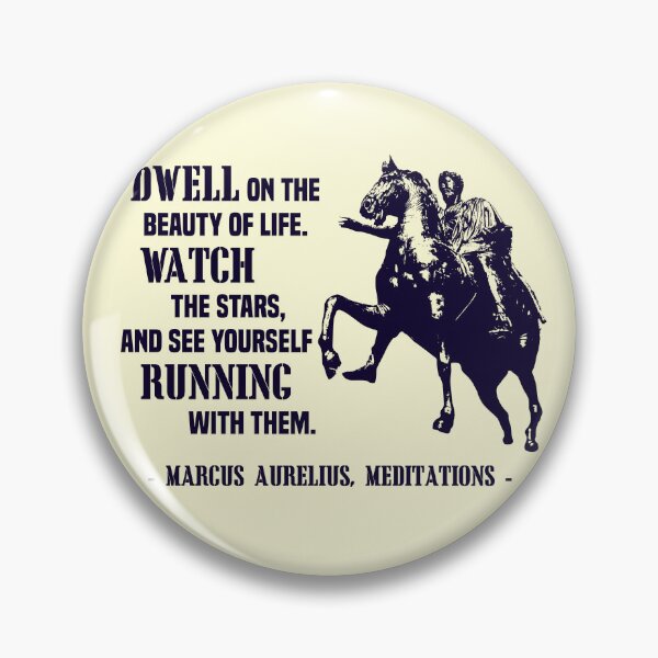 Item preview, Stoic Marcus Aurelius Quotes Meditations - Dwell on the beauty of life designed and sold by challengecafe.