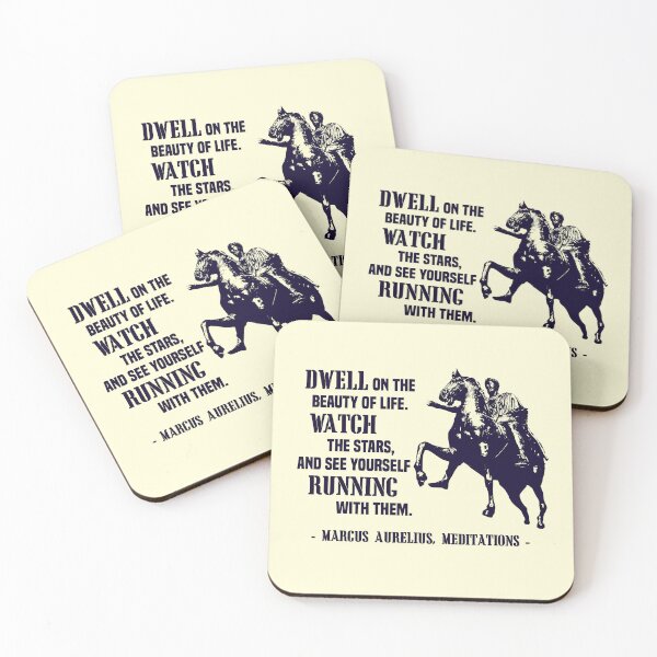 Item preview, Stoic Marcus Aurelius Quotes Meditations - Dwell on the beauty of life designed and sold by challengecafe.