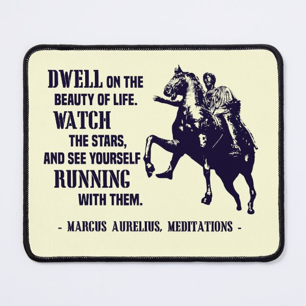 Item preview, Stoic Marcus Aurelius Quotes Meditations - Dwell on the beauty of life designed and sold by challengecafe.
