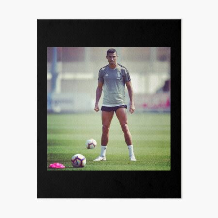 Cristiano Ronaldo Juventus Player Sticker Art Board Print for Sale by  mckniriya1