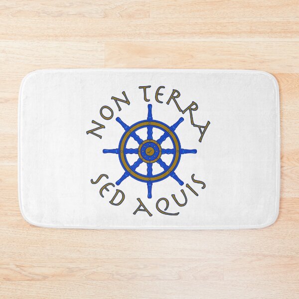 Item preview, Not By Land, But By Water Sailors Latin Motto Non Terra Sed Aquis designed and sold by ElJimmo.