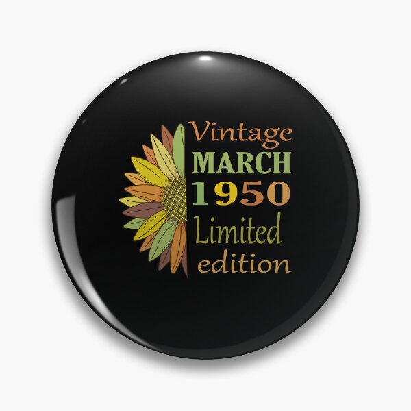 Item preview, vintage march 1950 limited edition, 72 Year Old Gifts Vintage 1950 Limited Edition 72th Birthday designed and sold by SimoSaladain.