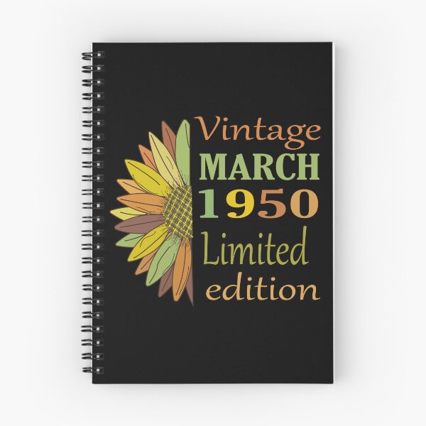 Item preview, vintage march 1950 limited edition, 72 Year Old Gifts Vintage 1950 Limited Edition 72th Birthday designed and sold by SimoSaladain.