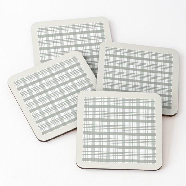 Item preview, Light Sage Green Check Design 2 designed and sold by simplydesignart.