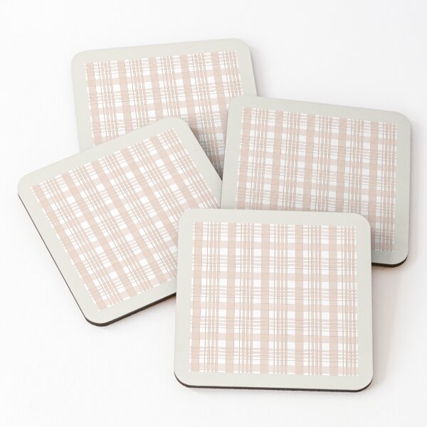 Item preview, Soft Blush Colored Check Design 2 designed and sold by simplydesignart.