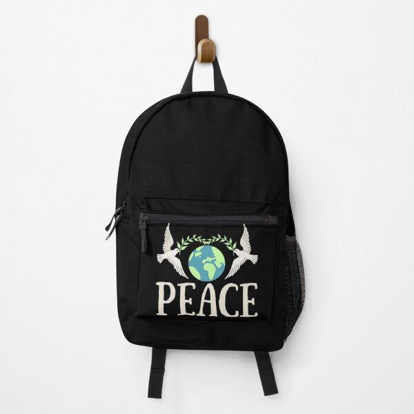 Item preview, Peace With Planet Earth And White Doves With Olive Branch, Lovely Peace Design designed and sold by TrulyEpoque.