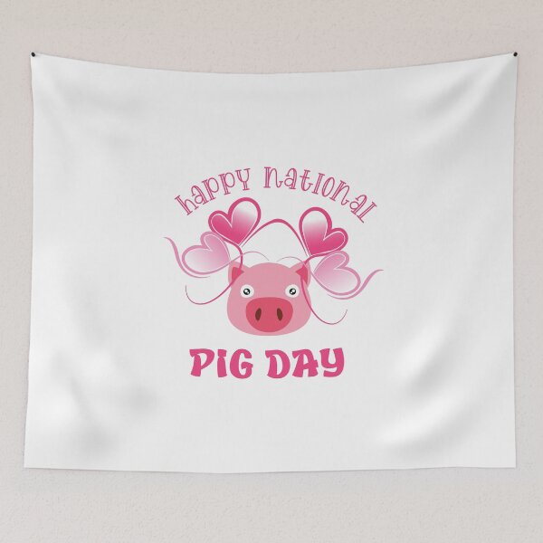Item preview, Happy National Pig Day designed and sold by beefrancky.