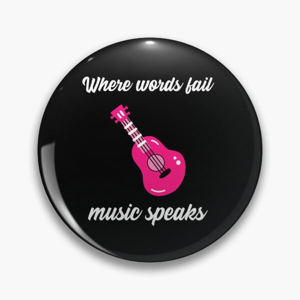 Item preview,  Where words fail music speaks guitar designed and sold by PacePoint.