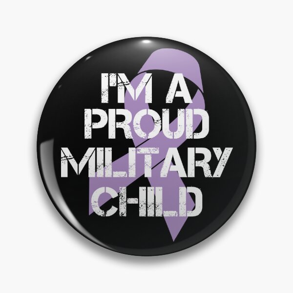 Artikelvorschau, I'm A Proud Military Child Military Child Month Purple Up Gear entworfen und verkauft von DynamicDesign.
