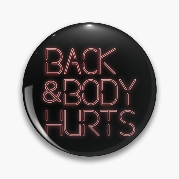 Artikelvorschau, Back And Body Hurts Funny Meme Exercise Workout Gym Gear entworfen und verkauft von DynamicDesign.