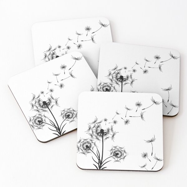 Item preview, Dandelion ( White & Black) designed and sold by Ellecher23.