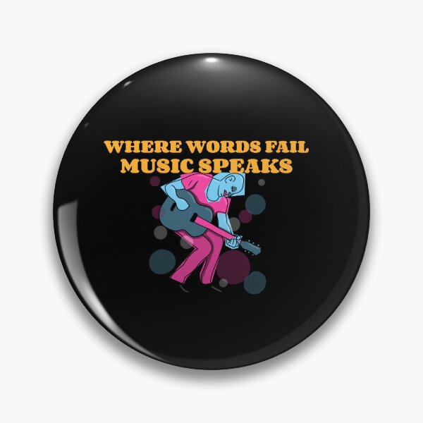 Item preview,  Where words fail music speaks guitar designed and sold by PacePoint.
