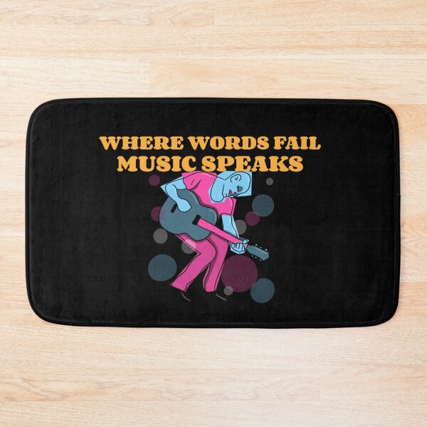 Item preview,  Where words fail music speaks guitar designed and sold by PacePoint.