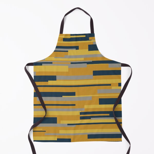 Item preview, Wright - Geometric Mid Century Modern Abstract Pattern in Dark Mustard, Light Mustard, Grey, and Navy Blue designed and sold by kierkegaard.
