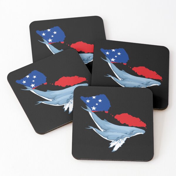 Item preview, Humpback Whales Samoa designed and sold by NicGrayGraphic.