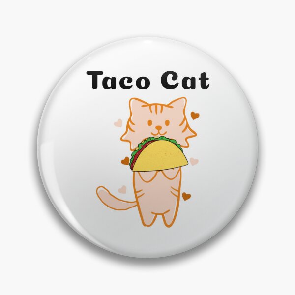 Item preview, Taco Cat - Palindrome designed and sold by Digitalme Designs.