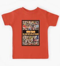 Good Luck on your First Day of School Greeting Card a Montage of Custom Minifigs Kids Tee