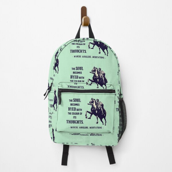 Item preview, Stoic Marcus Aurelius Quotes Meditations - The soul becomes dyed designed and sold by challengecafe.