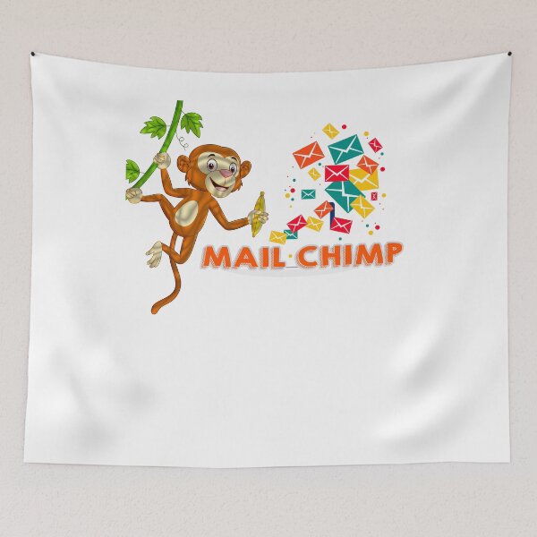 Item preview, MAIL CHIMP, but her emails, funny monkey, email monkey  designed and sold by Saif6X.