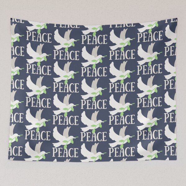 Item preview, Peace, White Doves With Olive Branch, Lovely Peace Design designed and sold by TrulyEpoque.