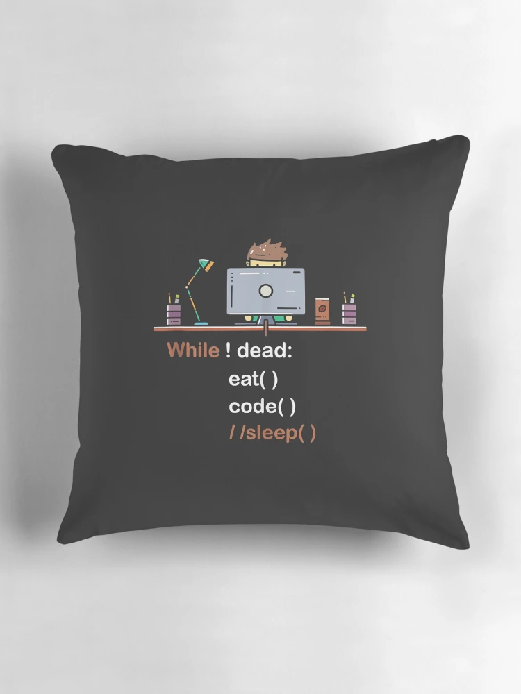 Thumbnail 3 of 4, Pillow, Python Coding Software Developer Tank Top designed and sold by JakariEzer.