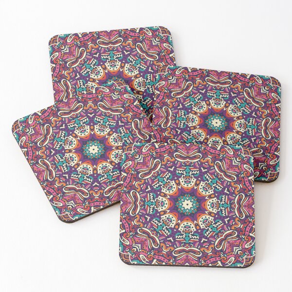 Artikelvorschau, Boho-Mandala-Muster entworfen und verkauft von -DEEWOLF-.