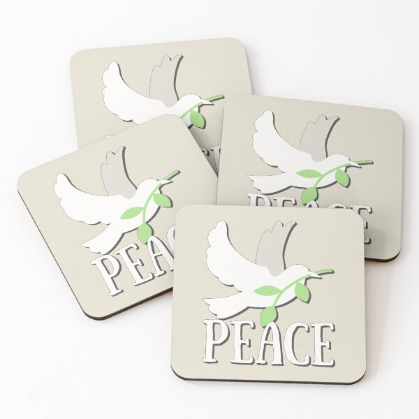 Item preview, White Dove With Olive Branch, Peace, Lovely Peace Design designed and sold by TrulyEpoque.