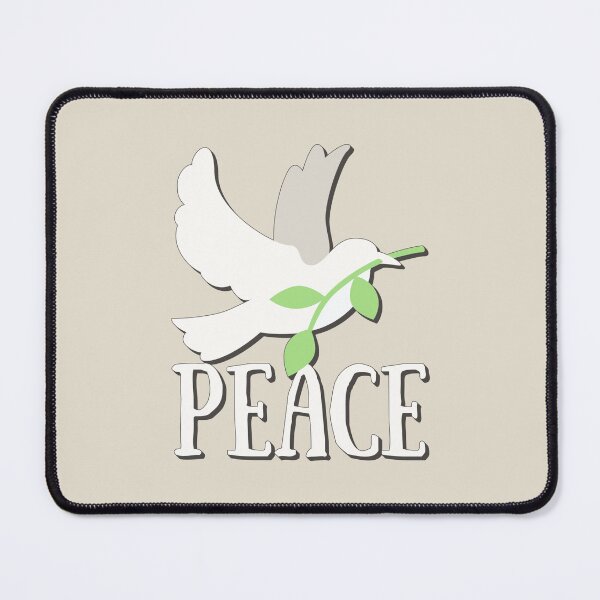 Item preview, White Dove With Olive Branch, Peace, Lovely Peace Design designed and sold by TrulyEpoque.