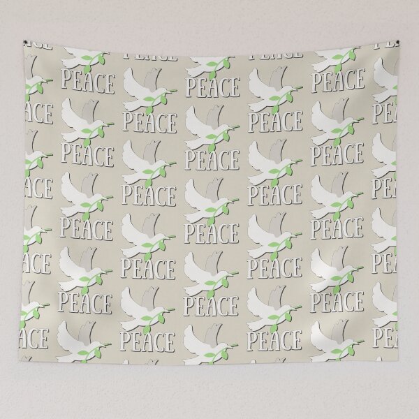 Item preview, White Dove With Olive Branch, Peace, Lovely Peace Design designed and sold by TrulyEpoque.