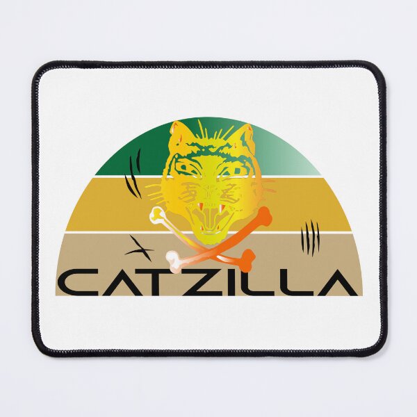 Item preview, Vintage Catzilla grappig t-shirt designed and sold by lookystyle.