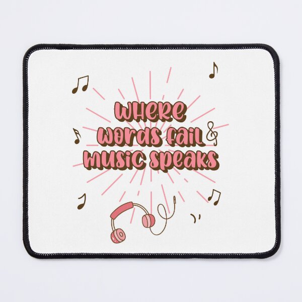 Item preview,  Where words fail music speaks designed and sold by PacePoint.