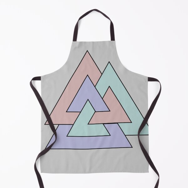 Item preview, Valknut triangles pastel colors designed and sold by Illuminatriz.