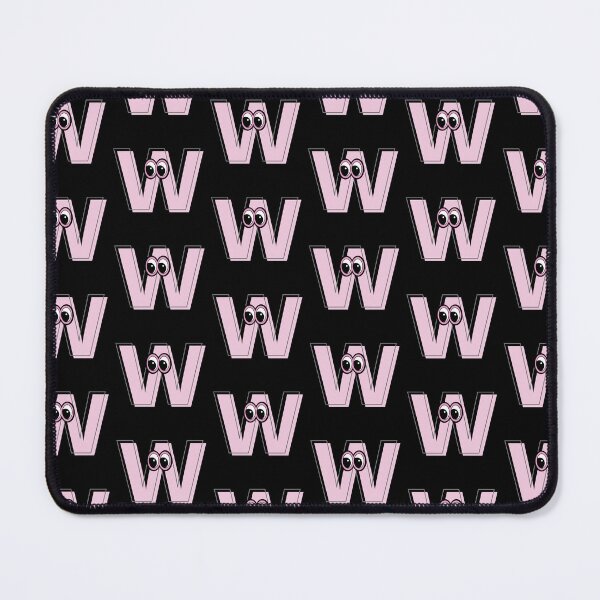 Item preview, Pink letter W with eyes designed and sold by Coffee Lifestyle.