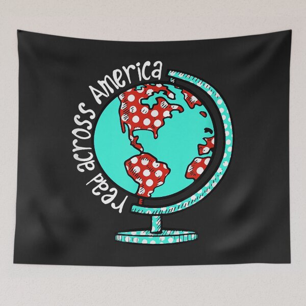 Item preview, Reads Across That America Reading Lover Teacher Reader designed and sold by JakariEzer.