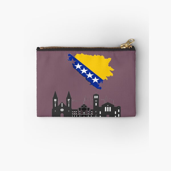 Item preview, Bosnia with national flag designed and sold by FunZoo.