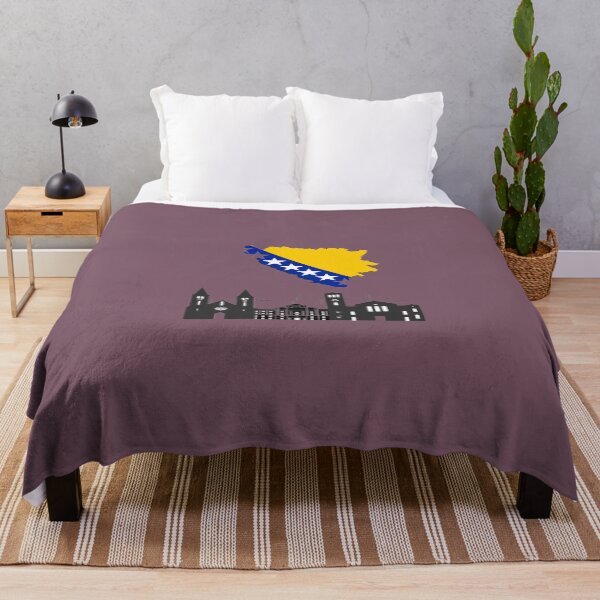Item preview, Bosnia with national flag designed and sold by FunZoo.