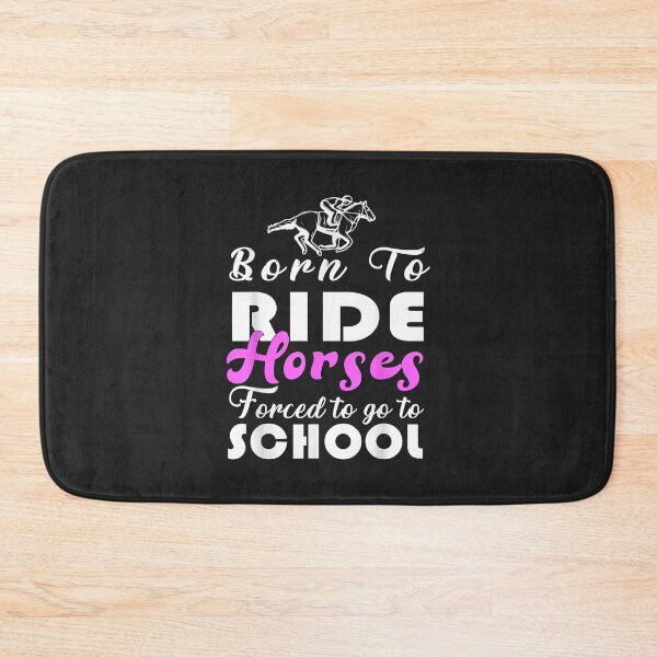 Item preview, Retro Born Ride Horse Forced To Go To School Barrel Racing designed and sold by JakariEzer.