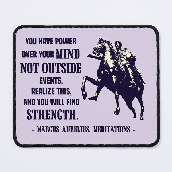 Item preview, Stoic Marcus Aurelius Quotes Meditations - You have power over your mind designed and sold by challengecafe.