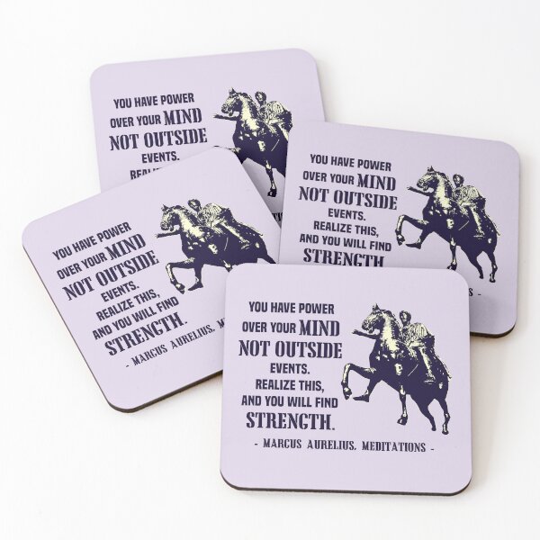 Item preview, Stoic Marcus Aurelius Quotes Meditations - You have power over your mind designed and sold by challengecafe.