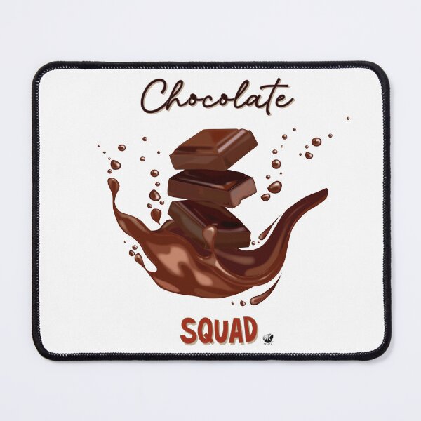 Item preview, Chocolate pieces and melted chocolate illustration designed and sold by Alexandra Kueny.