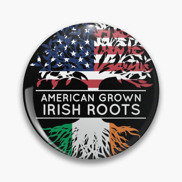 Artikelvorschau, US-FLAGGE AMERIKANER MIT IRISCHEN WURZELN GEWACHSEN entworfen und verkauft von JOMAN Typographics.